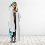 Aussie Aurora Borealis Aboriginal Art Hooded Blanket