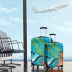 Aussie Aurora Borealis Aboriginal Art Luggage Cover
