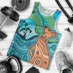 Aussie Aurora Borealis Aboriginal Art Men Tank Top