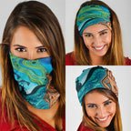 Aussie Aurora Borealis Aboriginal Art Neck Gaiter