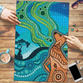 Aussie Aurora Borealis Aboriginal Art Puzzle