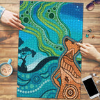 Aussie Aurora Borealis Aboriginal Art Puzzle