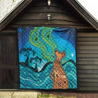 Aussie Aurora Borealis Aboriginal Art Quilt