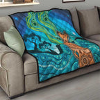 Aussie Aurora Borealis Aboriginal Art Quilt