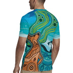 Aussie Aurora Borealis Aboriginal Art Rugby Jersey