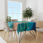 Aussie Aurora Borealis Aboriginal Art Tablecloth