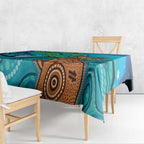 Aussie Aurora Borealis Aboriginal Art Tablecloth