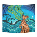 Aussie Aurora Borealis Aboriginal Art Tapestry