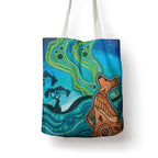 Aussie Aurora Borealis Aboriginal Art Tote Bag