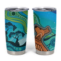 Aussie Aurora Borealis Aboriginal Art Tumbler Cup