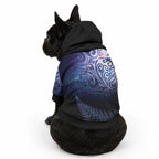 New Zealand Aotearoa Matariki Pet Hoodie Starry Silver Fern