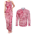 Australia Indigenous Mother's Day Couples Matching Tank Maxi Dress and Long Sleeve Button Shirt Breast Cancer Survivor