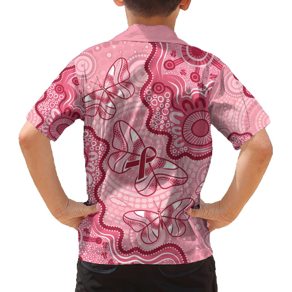 Australia Indigenous Mother's Day Family Matching Off Shoulder Maxi Dress and Hawaiian Shirt Breast Cancer Survivor