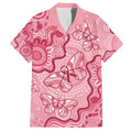 Australia Indigenous Mother's Day Family Matching Short Sleeve Bodycon Dress and Hawaiian Shirt Breast Cancer Survivor