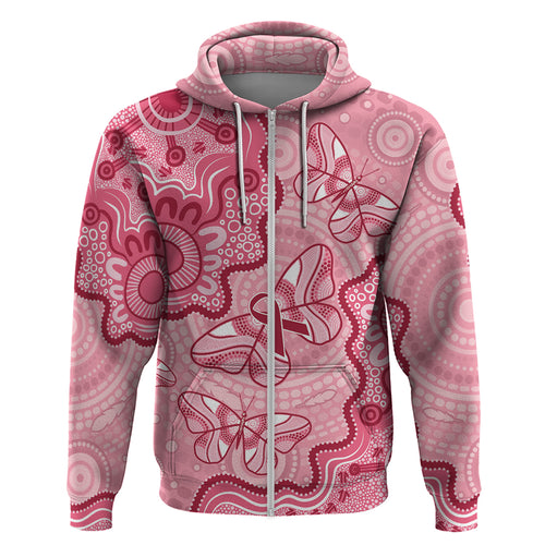 Australia Indigenous Mother's Day Hoodie Breast Cancer Survivor