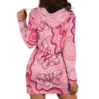Australia Indigenous Mother's Day Hoodie Dress Breast Cancer Survivor