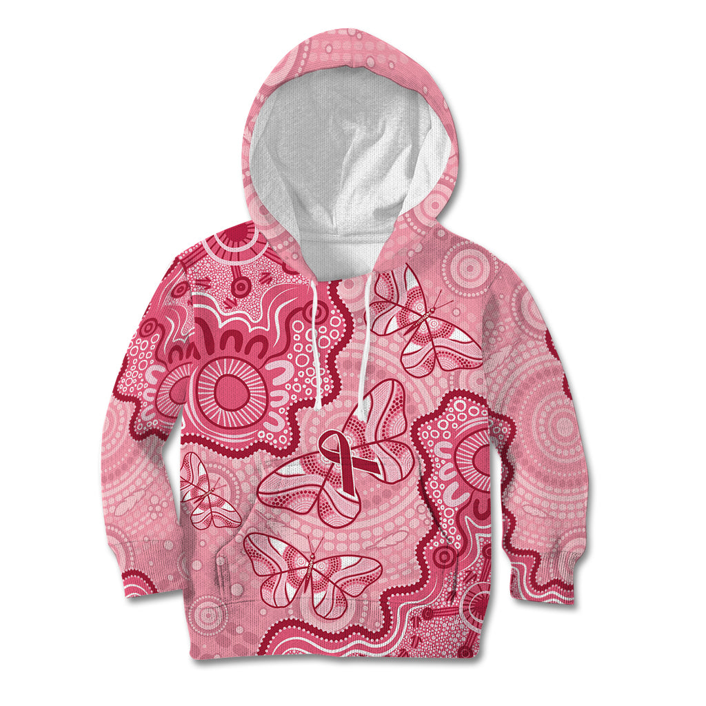 Australia Indigenous Mother's Day Kid Hoodie Breast Cancer Survivor