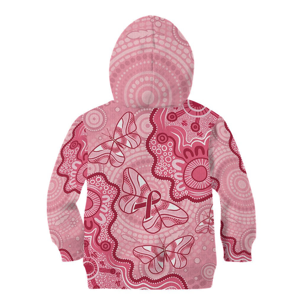 Australia Indigenous Mother's Day Kid Hoodie Breast Cancer Survivor
