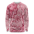 Australia Indigenous Mother's Day Long Sleeve Shirt Breast Cancer Survivor