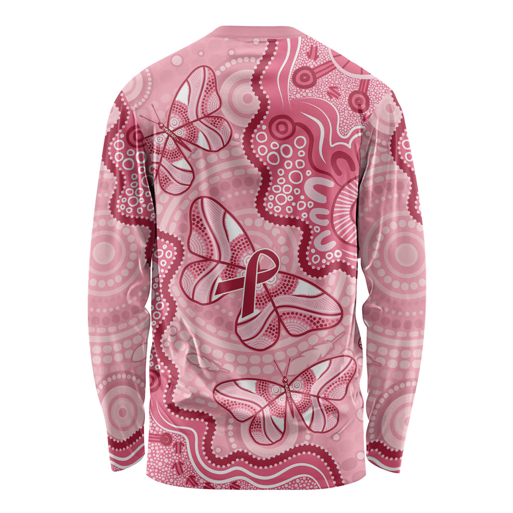 Australia Indigenous Mother's Day Long Sleeve Shirt Breast Cancer Survivor