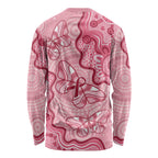 Australia Indigenous Mother's Day Long Sleeve Shirt Breast Cancer Survivor