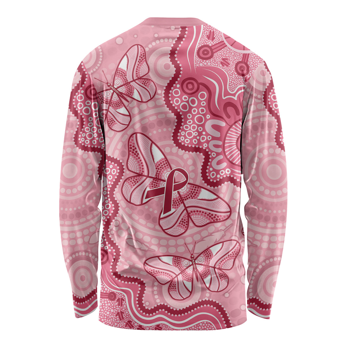 Australia Indigenous Mother's Day Long Sleeve Shirt Breast Cancer Survivor