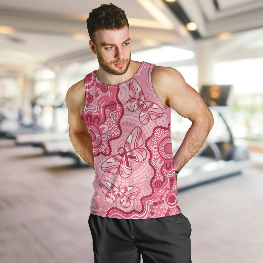 Australia Indigenous Mother's Day Men Tank Top Breast Cancer Survivor