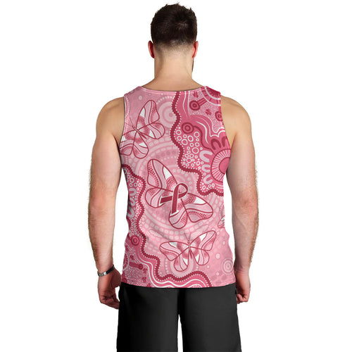 Australia Indigenous Mother's Day Men Tank Top Breast Cancer Survivor