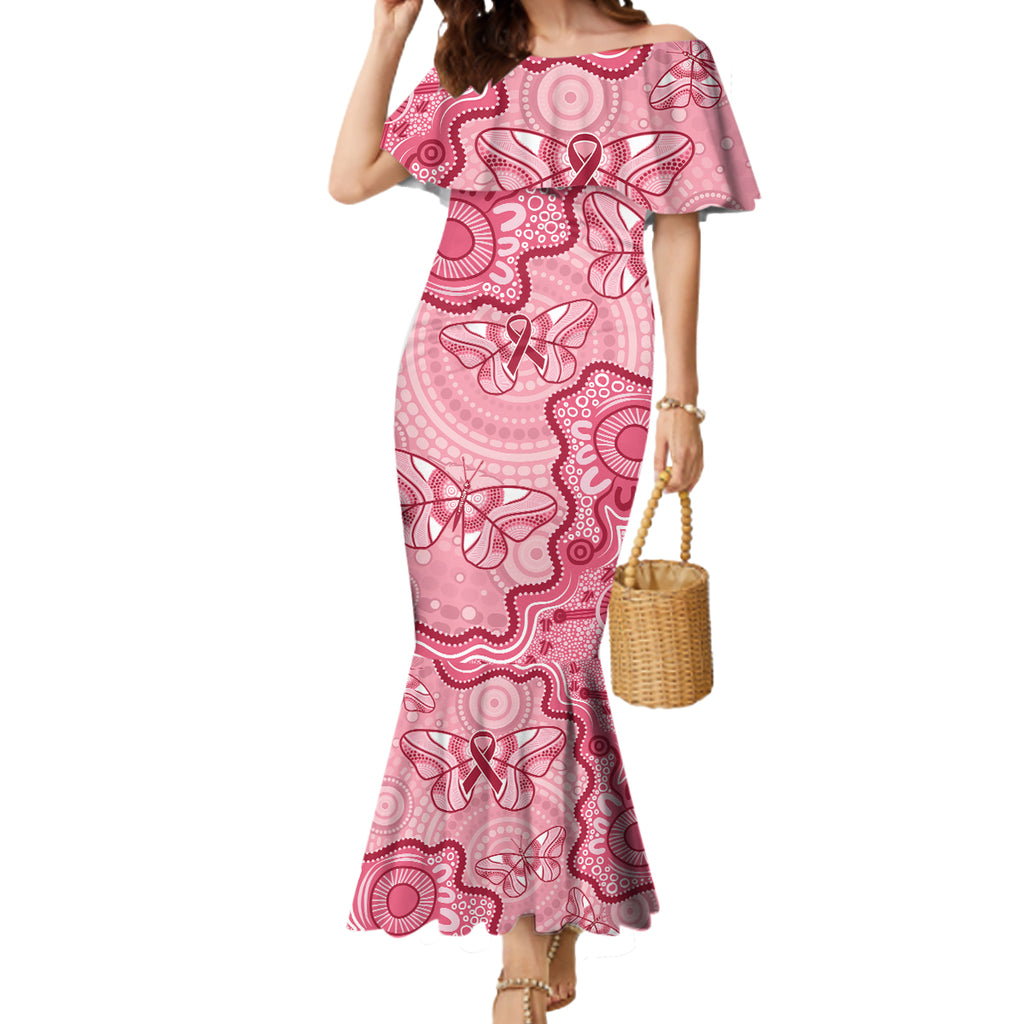 Australia Indigenous Mother's Day Mermaid Dress Breast Cancer Survivor