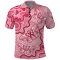 Australia Indigenous Mother's Day Polo Shirt Breast Cancer Survivor