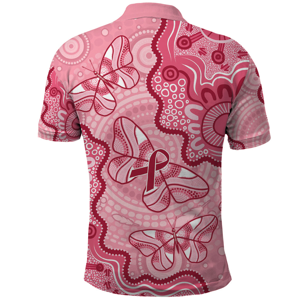 Australia Indigenous Mother's Day Polo Shirt Breast Cancer Survivor