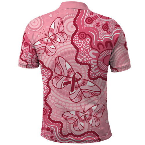 Australia Indigenous Mother's Day Polo Shirt Breast Cancer Survivor