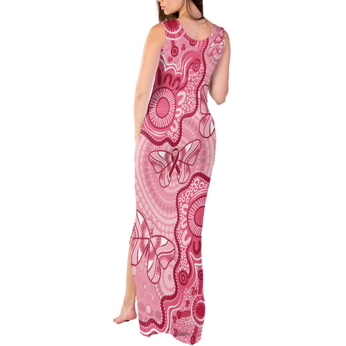Australia Indigenous Mother's Day Tank Maxi Dress Breast Cancer Survivor