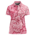Australia Indigenous Mother's Day Women Polo Shirt Breast Cancer Survivor