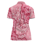 Australia Indigenous Mother's Day Women Polo Shirt Breast Cancer Survivor