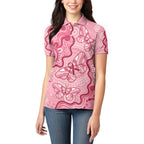 Australia Indigenous Mother's Day Women Polo Shirt Breast Cancer Survivor