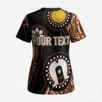Personalised NAIDOC 2023 Scrub Top Nothern Territory For Our Elders - Aussie Hoodie