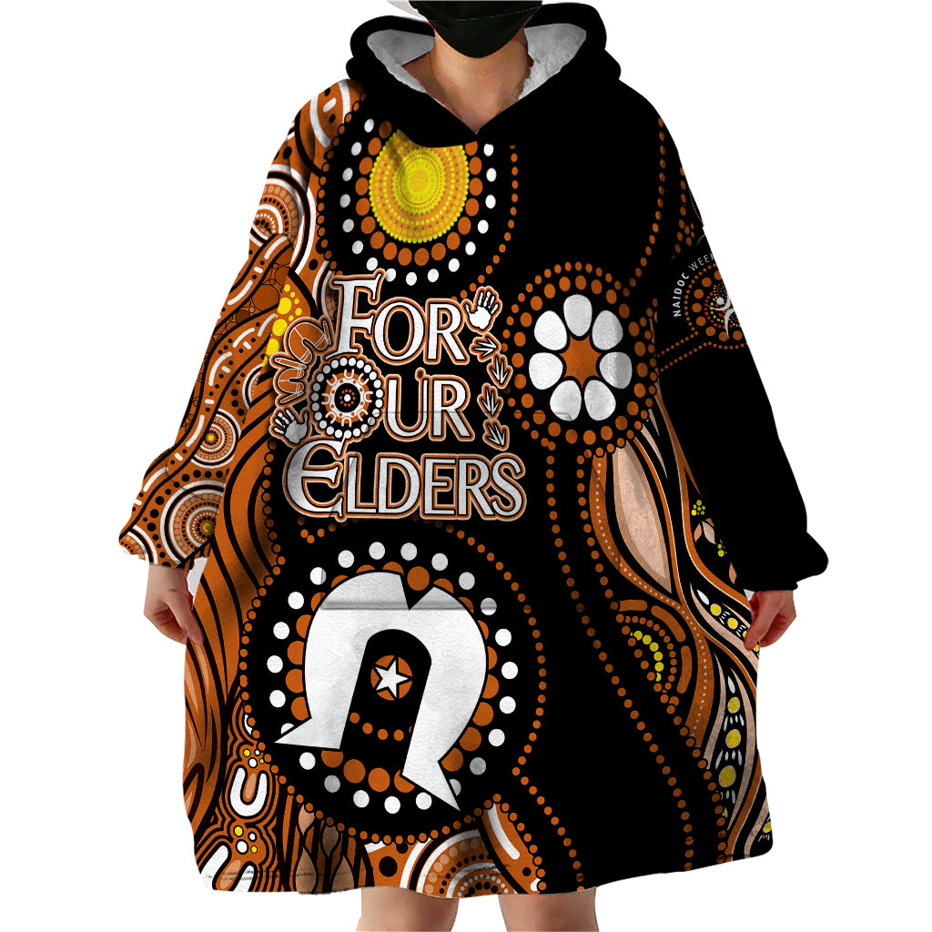 personalised-naidoc-2023-wearable-blanket-hoodie-nothern-territory-for-our-elders