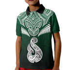 peronsalised-new-zealand-kid-polo-shirt-hei-matau-mix-silver-fern-basic