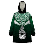 peronsalised-new-zealand-wearable-blanket-hoodie-hei-matau-mix-silver-fern-basic