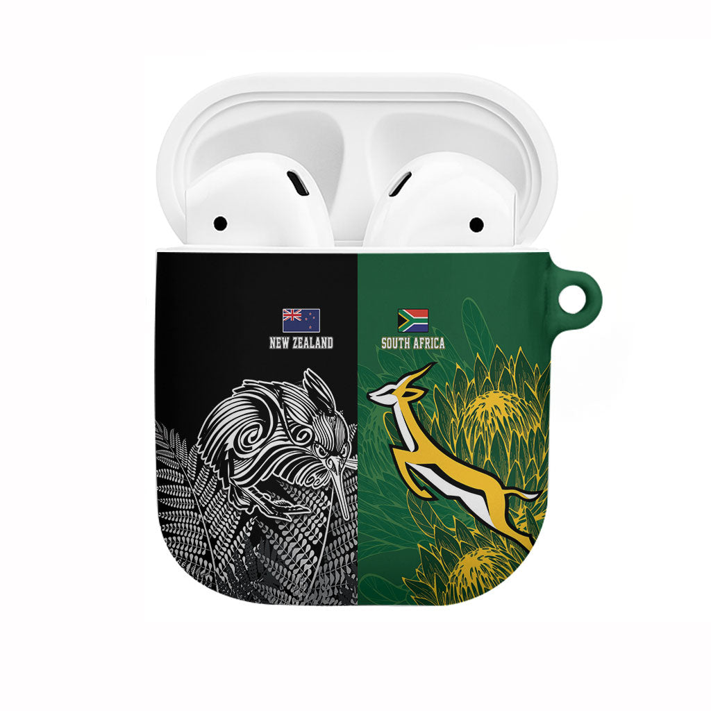 New Zealand - South Africa Greatest Rivals Rugby AirPods Case Kiwi Vs Bokke