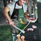 New Zealand - South Africa Greatest Rivals Rugby Apron Kiwi Vs Bokke