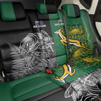New Zealand - South Africa Greatest Rivals Rugby Back Car Seat Cover Kiwi Vs Bokke