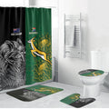 New Zealand - South Africa Greatest Rivals Rugby Bathroom Set Kiwi Vs Bokke