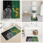New Zealand - South Africa Greatest Rivals Rugby Bathroom Set Kiwi Vs Bokke