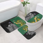 New Zealand - South Africa Greatest Rivals Rugby Bathroom Set Kiwi Vs Bokke