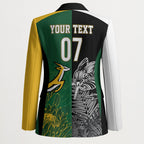 New Zealand - South Africa Greatest Rivals Rugby Custom Blazer Kiwi Vs Bokke