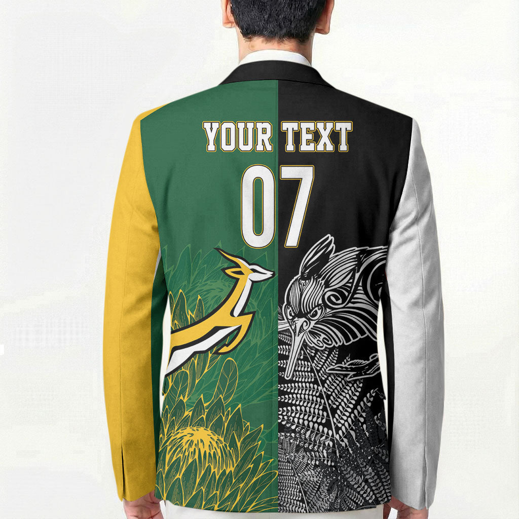 New Zealand - South Africa Greatest Rivals Rugby Custom Blazer Kiwi Vs Bokke