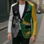 New Zealand - South Africa Greatest Rivals Rugby Custom Blazer Kiwi Vs Bokke