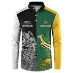 New Zealand - South Africa Greatest Rivals Rugby Custom Button Sweatshirt Kiwi Vs Bokke